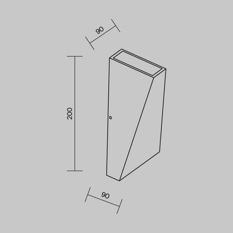 Архитектурная настенная подсветка Таймс Сквер 9X9X20 CM Outdoor — изображение 8