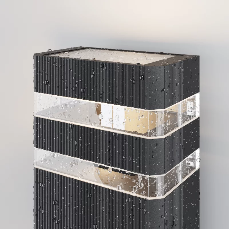 Уличный настенный светильник Уинтер ден Линден 10X11X33 CM Outdoor — изображение 4