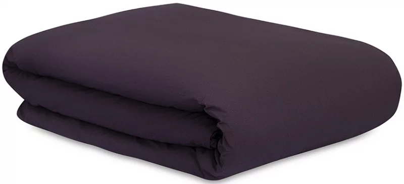 Комплект постельного из перкаля Essential 150X200 CM сливового цвета Tkano — изображение 7
