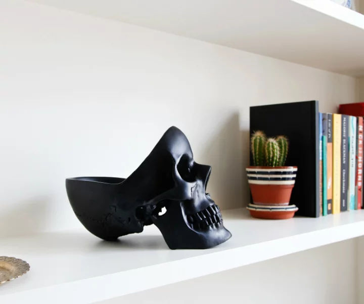Органайзер для мелочей Skull 13X22X16 CM чёрный Suck UK — изображение 2