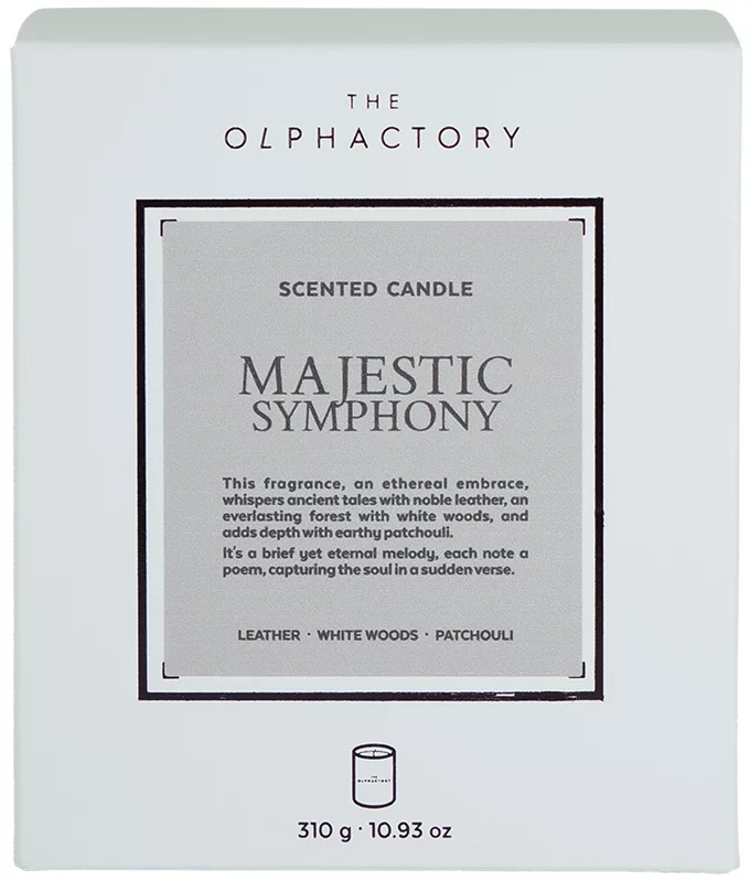 Свеча ароматическая The Olphactory White insignia Majestic symphony 60 часов горения Ambientair — изображение 5