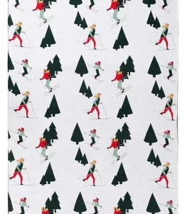 Плед из хлопка Let's Ski 130X180 CM