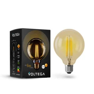 Светодиодная лампа Voltega Loft LED Шар 6Вт (≈60Вт) 2800K Voltega