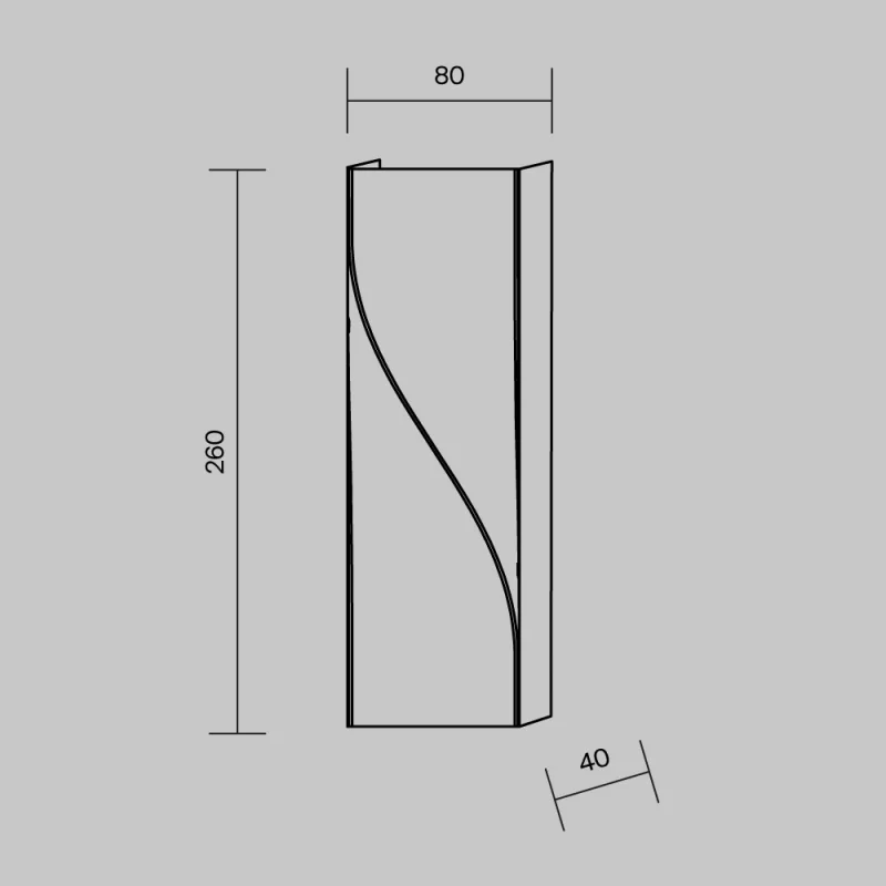 Архитектурная подсветка Twist 8X4X26 CM Outdoor — изображение 9
