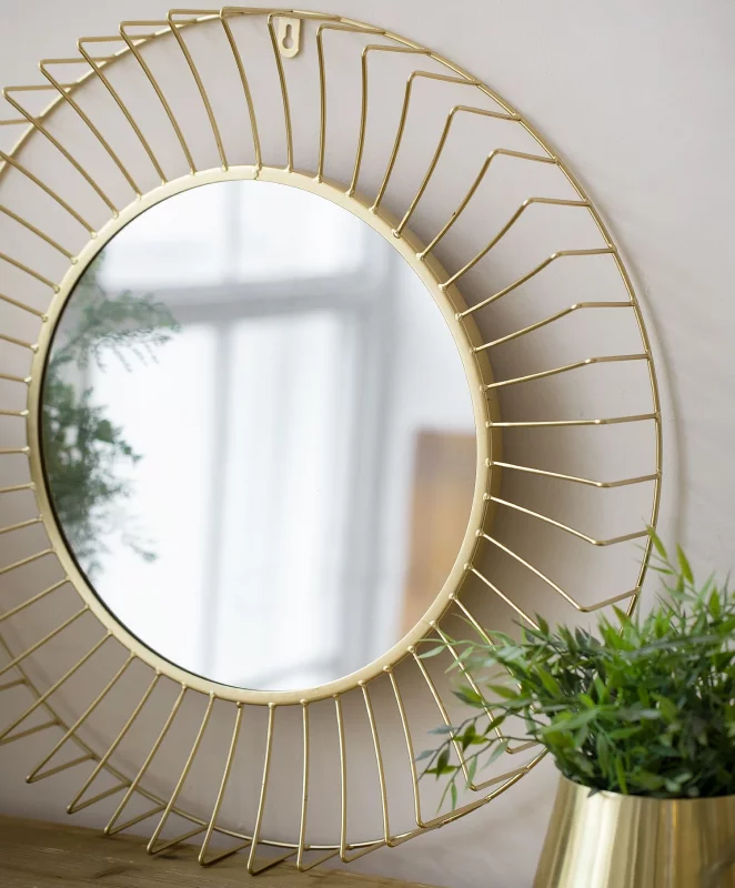 Зеркало настенное Amui Ø56 CM HomeAdore — изображение 4
