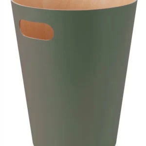 Корзина для мусора woodrow зелёная Umbra