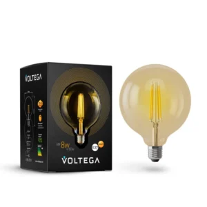 Светодиодная лампа Voltega Loft LED Шар 8Вт (≈60Вт) 2800K Voltega