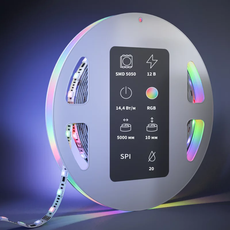 Светодиодная лента Ultra RGB белая 5м Led Strip — изображение 2