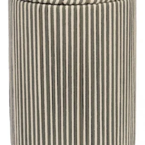 Корзина плетеная Dholak Grey Ethnic 35X35X45 CM Tkano