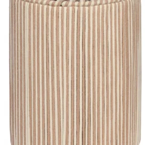 Корзина плетеная Dholak Beige Ethnic 35X35X45 CM Tkano