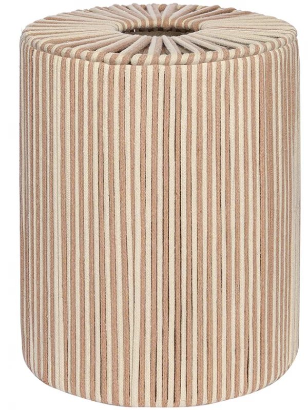 Корзина плетеная Dholak Beige Ethnic 35X35X45 CM Tkano