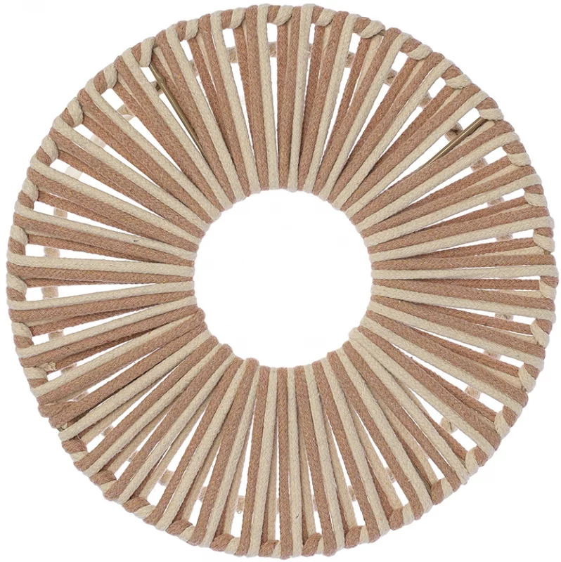 Корзина плетеная Dholak Beige Ethnic 35X35X45 CM Tkano — изображение 7