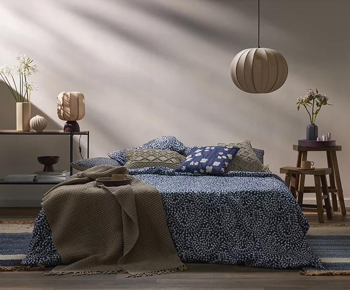 Плед из шерсти мериноса Essential 130X180 CM бежевого цвета Tkano — изображение 9