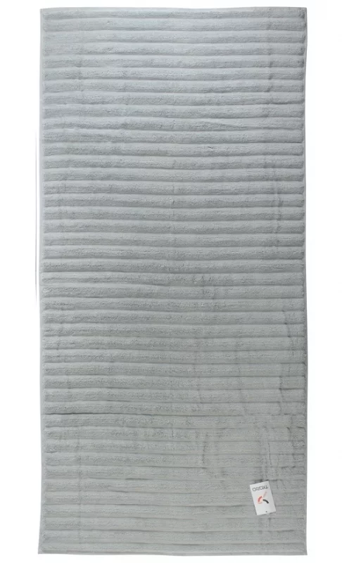 Полотенце банное waves 140X70 CM серого цвета Tkano — изображение 2