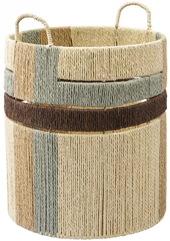 Корзина плетеная Bongo Chocolate Ethnic 36X36X47 CM Tkano